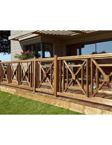 Poteau lamellé-collé en Pin classe 4...