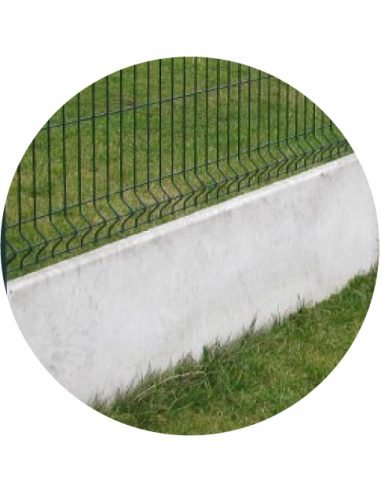 Plaque Plinthe béton Ep.38mm x H.50mm...