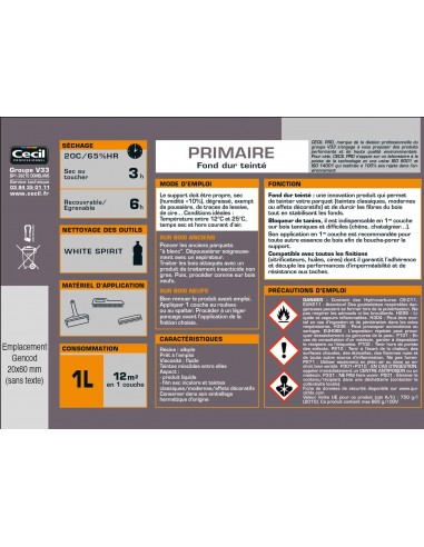 CECIL PX302 - Primaire Fond Dur...