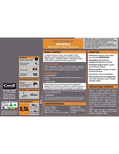 CECIL VX302i - Vitrificateur -...