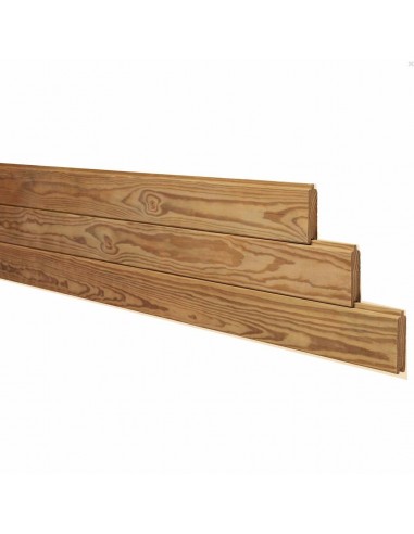 Lame Bois Pin bouvetée marron ep.22mm...