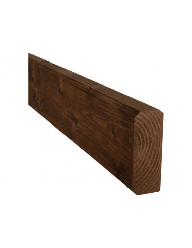 Planche raboté et chanfreiné marron...
