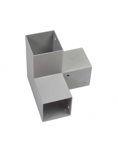 Connecteur d'angle pour poteau 90/90mm