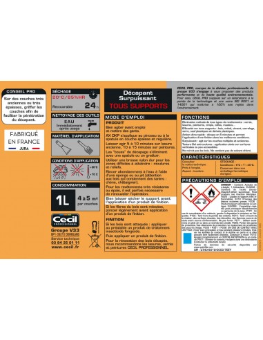 mode emploi précaution utilisation décapeur surpuissant tous support AXDKP