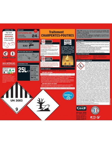 CECIL TX202 - Traitement Charpentes...