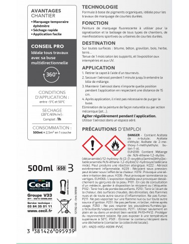 CECIL PA MARK - Peinture de marquage...