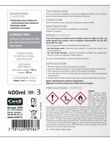CECIL PA GALVA - Galvanisation à...